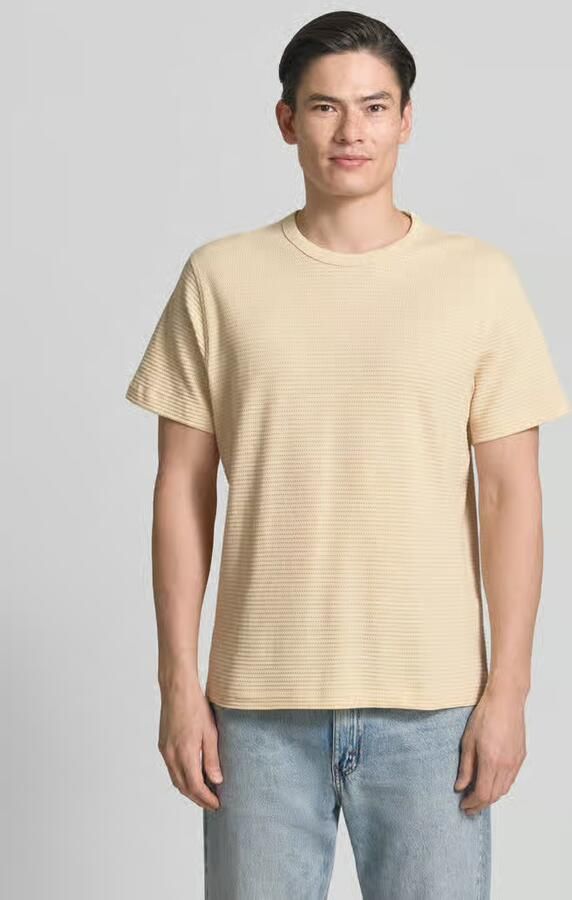 Selected regular fit T-shirt van puur katoen model 'COOPER' - Foto 3