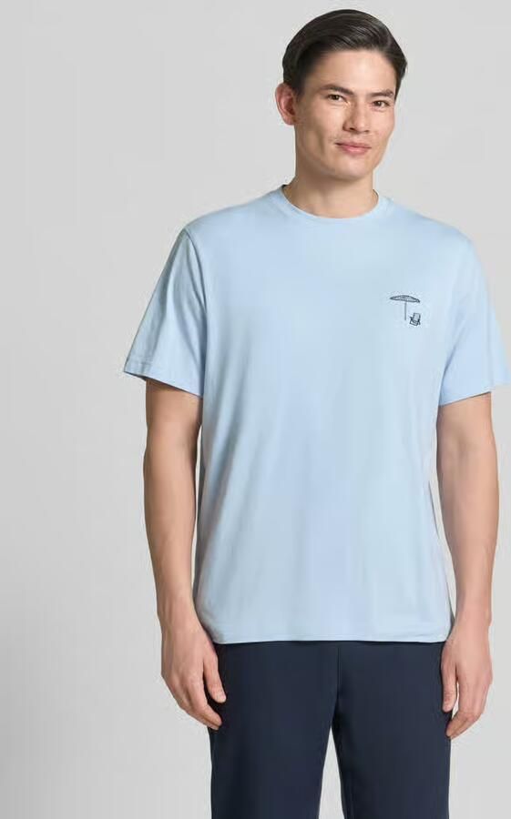 Selected regular fit T-shirt van puur katoen model 'HASPEN' - Foto 6