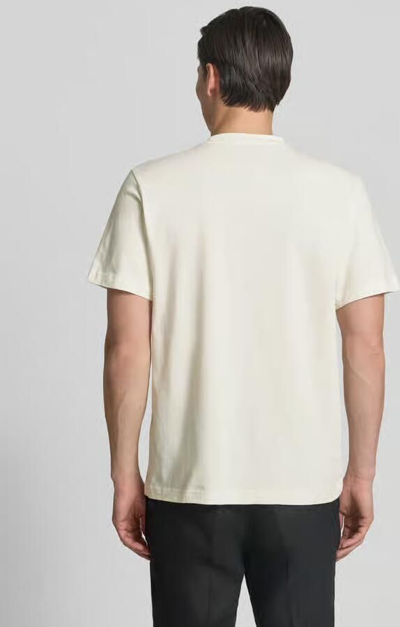 Selected regular fit T-shirt van puur katoen model 'HASPEN' - Foto 2