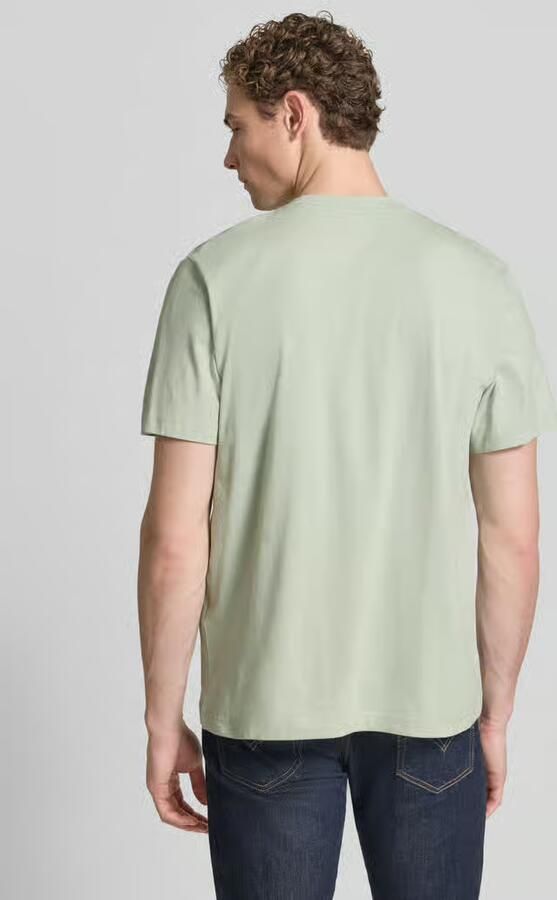 Selected regular fit T-shirt van puur katoen model 'HASPEN' - Foto 5