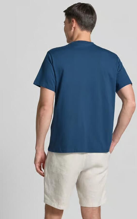 Selected regular fit T-shirt van puur katoen model 'HASPEN' - Foto 2