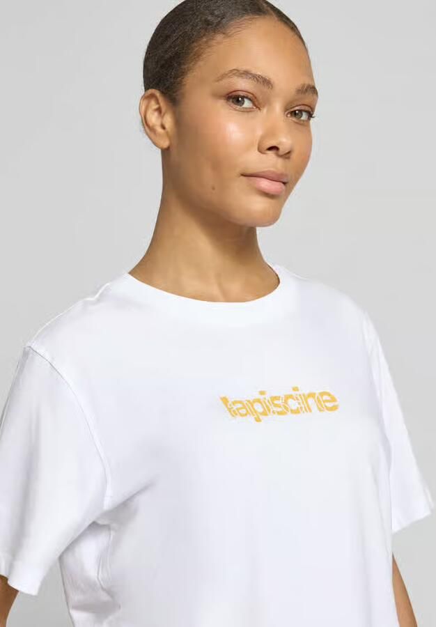 Selected regular fit T-shirt van puur katoen model 'MACY'