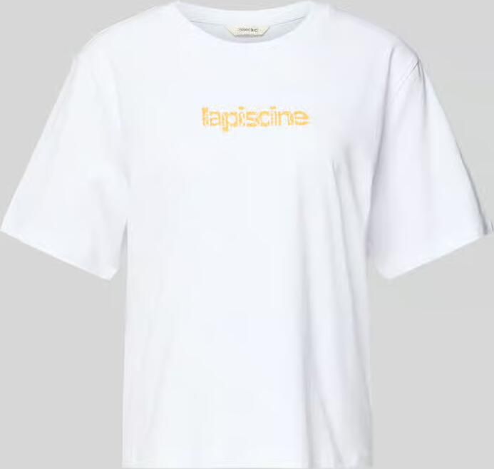 Selected regular fit T-shirt van puur katoen model 'MACY' - Foto 2