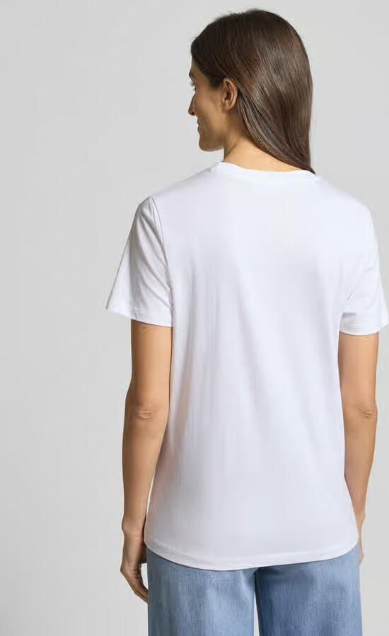 SELECTED FEMME Dames Tops & T-shirts Slfmy Perfect Ss Tee Box Cut B Noos Wit - Foto 14