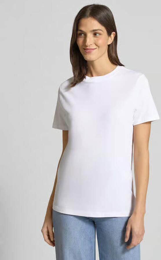 SELECTED FEMME Dames Tops & T-shirts Slfmy Perfect Ss Tee Box Cut B Noos Wit - Foto 13