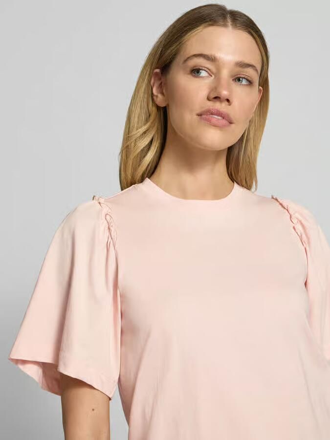 Selected regular fit T-shirt van puur katoen model 'PENELOPE'