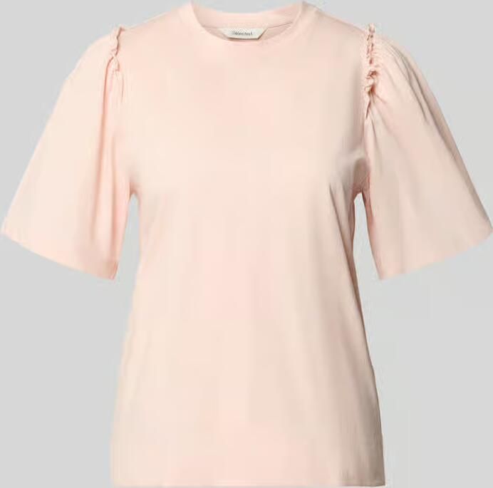 Selected regular fit T-shirt van puur katoen model 'PENELOPE' - Foto 2