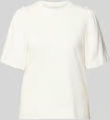 SELECTED WOMEN Dames Tops & T-shirts Slfpenelope 2 4 Ruffle Tee Ecru - Foto 5