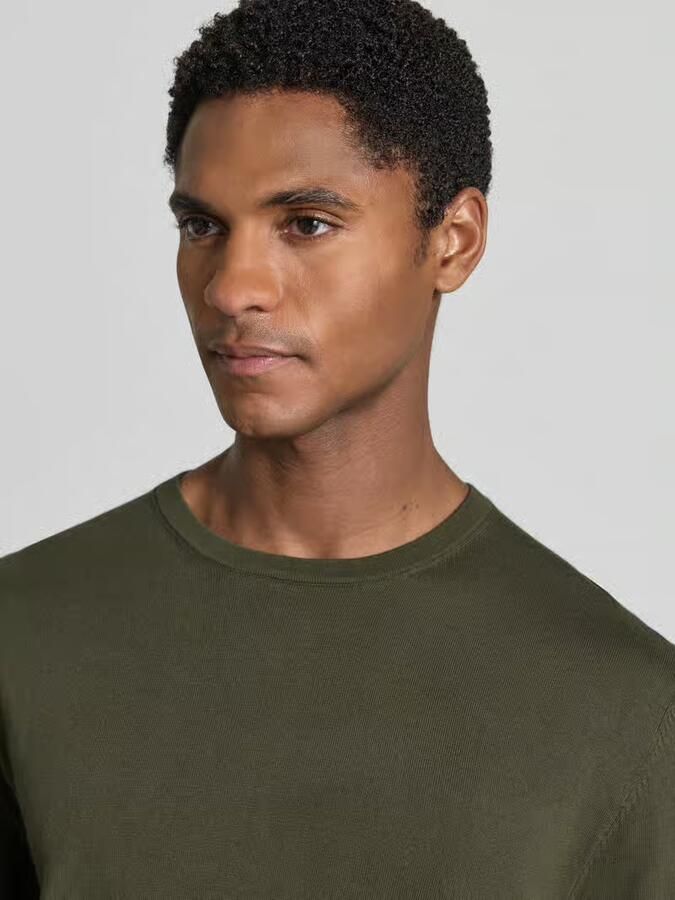Selected regular fit T-shirt van puur katoen model 'TORINO' - Foto 2
