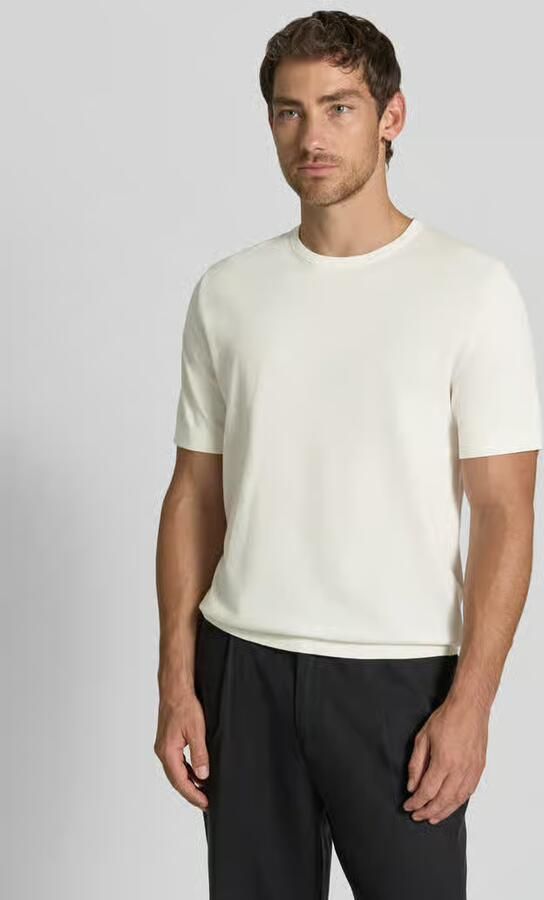 Selected Regular fit gebreid shirt van katoen model 'TORINO' - Foto 6