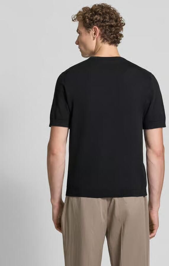 Selected Homme Regular fit gebreid shirt van biologisch katoen model 'TORINO' - Foto 3
