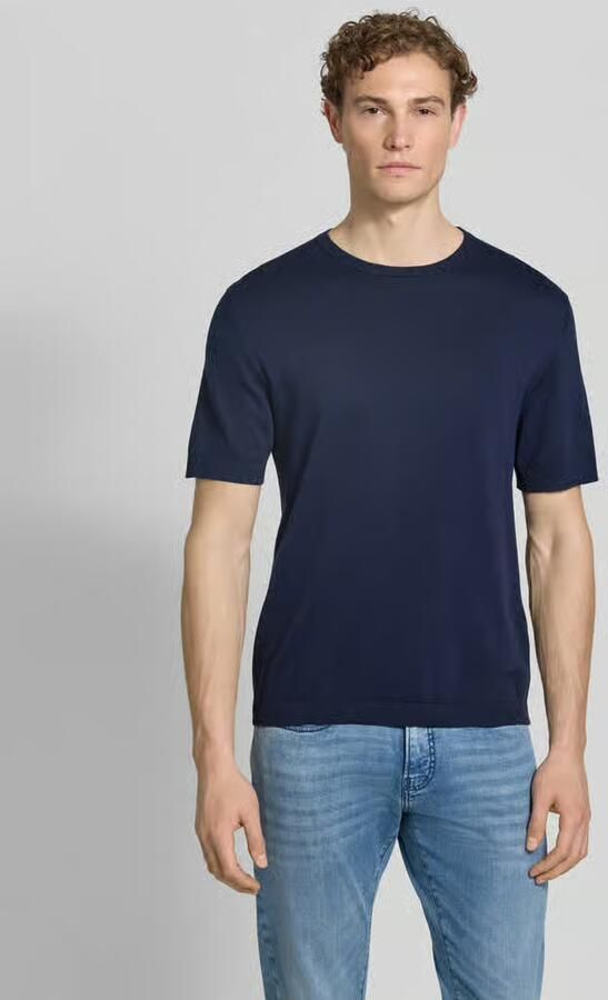 Selected Homme Regular fit gebreid shirt van biologisch katoen model 'TORINO' - Foto 3