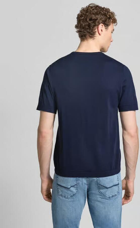 Selected Homme Regular fit gebreid shirt van biologisch katoen model 'TORINO' - Foto 2