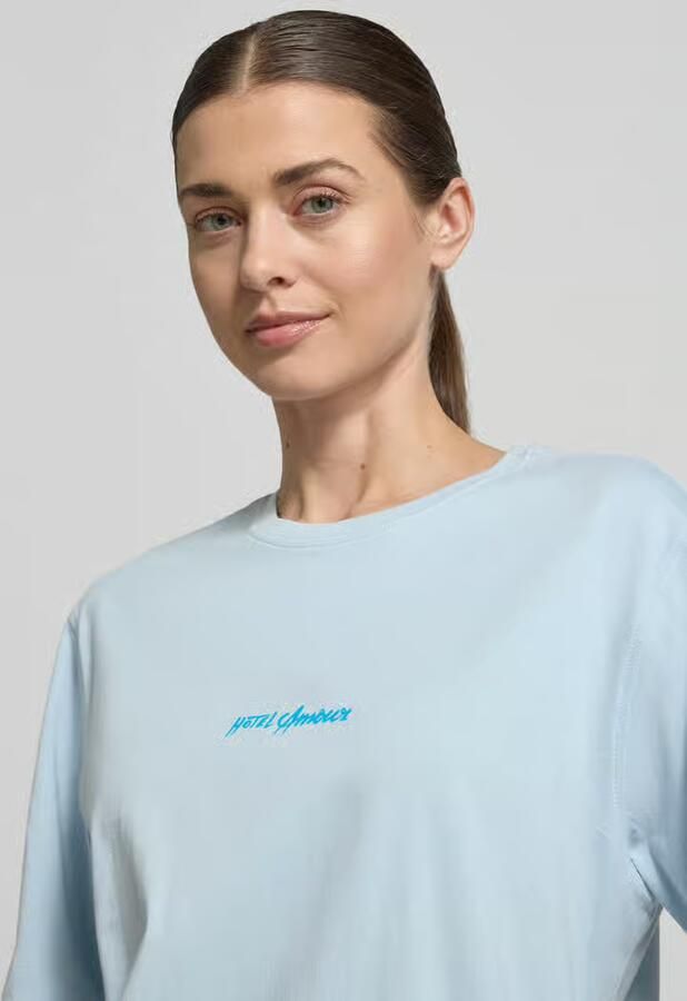 Selected regular fit T-shirt van puur katoen model 'VIGGA'