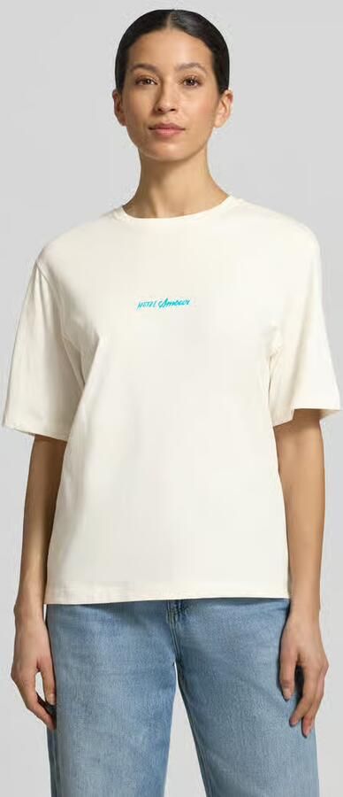 Selected regular fit T-shirt van puur katoen model 'VIGGA' - Foto 3