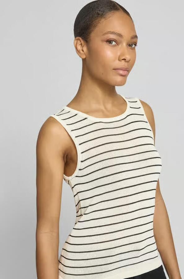 Selected regular fit T-shirt van viscosemix