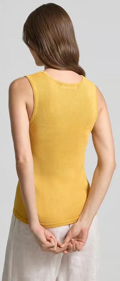 SELECTED WOMEN Dames Tops & T-shirts Slfmoon Sus Sl Knit Top Oker - Foto 5