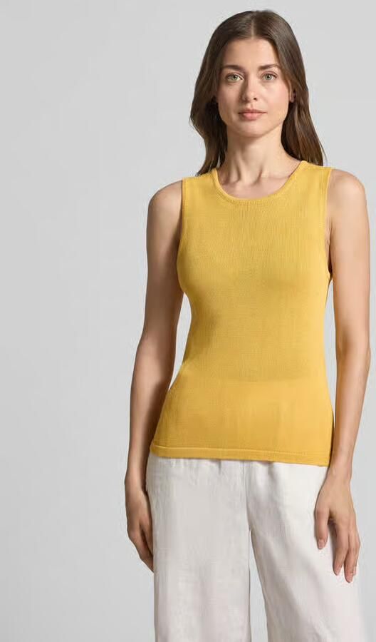 SELECTED WOMEN Dames Tops & T-shirts Slfmoon Sus Sl Knit Top Oker - Foto 7