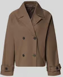 Selected regular fit trenchcoat-jas van katoenmix model 'NEW CILO' - Foto 5