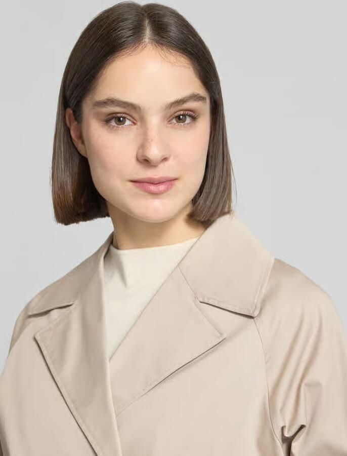 Selected regular fit trenchcoat-jas van katoenmix model 'NEW CILO' - Foto 5