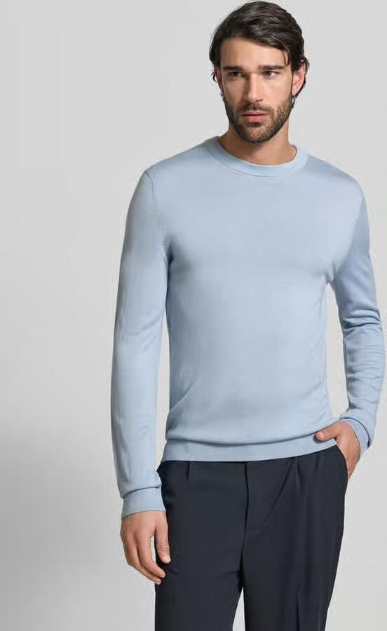 Selected Regular Fit trui van pure wol model 'TRAY' - Foto 4