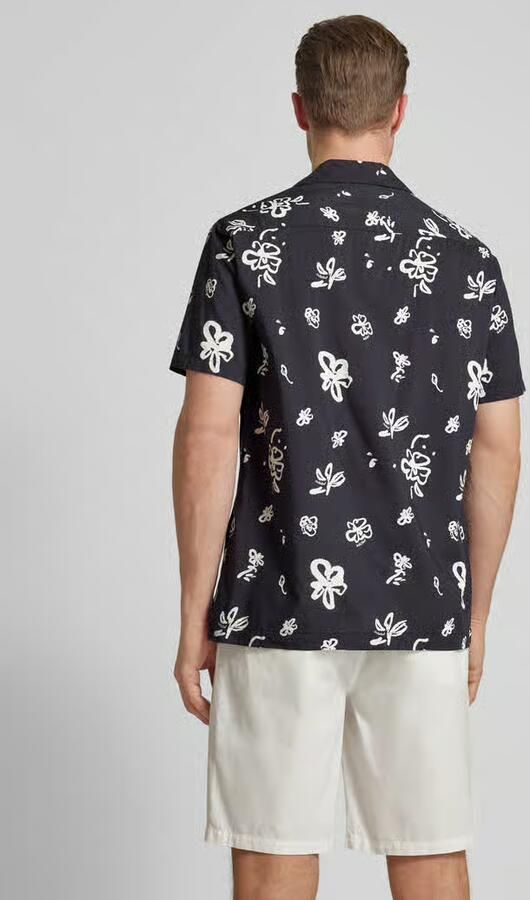 Selected Homme Regular fit vrijetijdsoverhemd met all-over motief