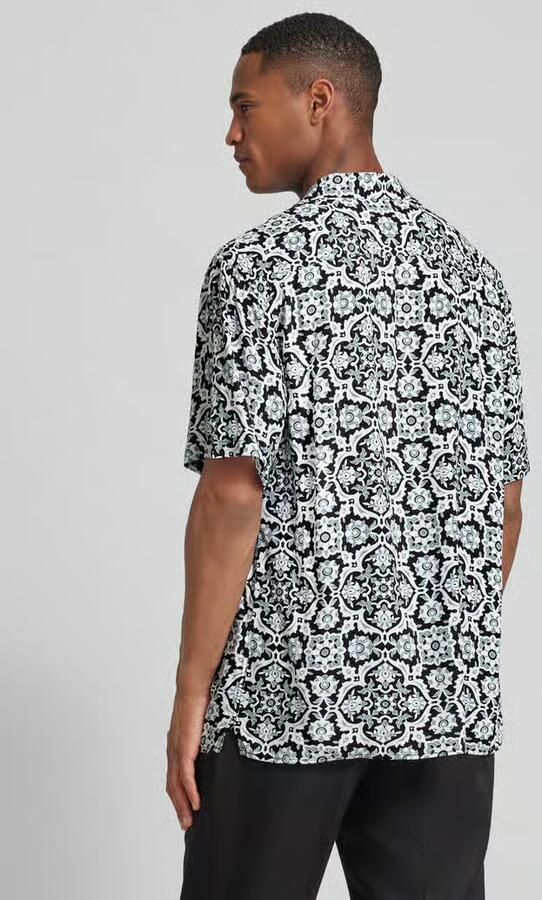 Selected Homme Regular fit vrijetijdsoverhemd met all-over motief