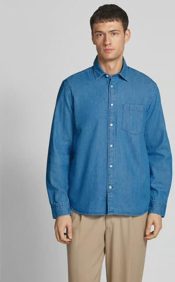 Selected Homme Regular fit jeansoverhemd van puur katoen model 'REGCARLO' - Foto 16