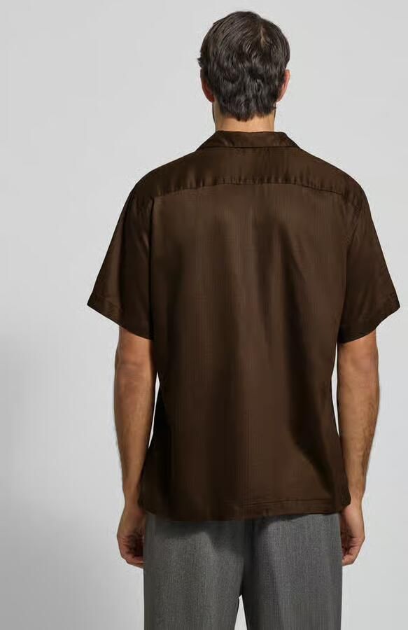 Selected Homme Regular fit vrijetijdsoverhemd van een mix van lyocell en linnen model 'REGNOA'