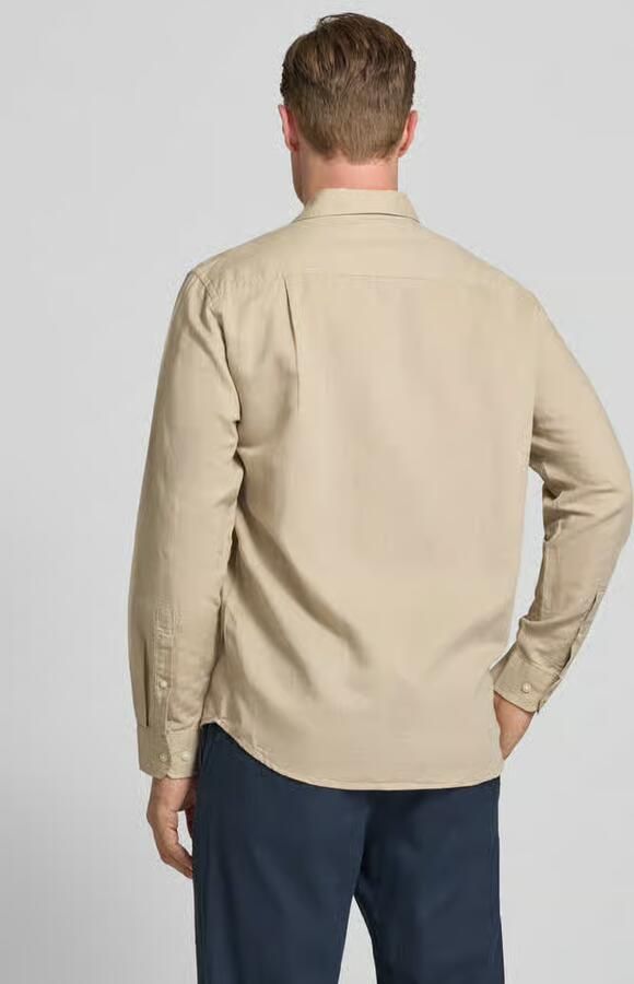 Selected Homme regular fit vrijetijdsoverhemd van mix van katoen en linnen model 'CLAY LINENBLEND' - Foto 7