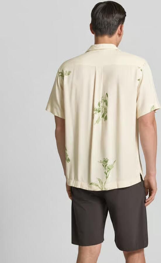 Selected regular fit vrijetijdsoverhemd van pure viscose model 'TERRY'
