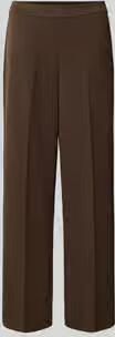 Selected regular fit wijde broek met viscose model 'EMMA-TARA'