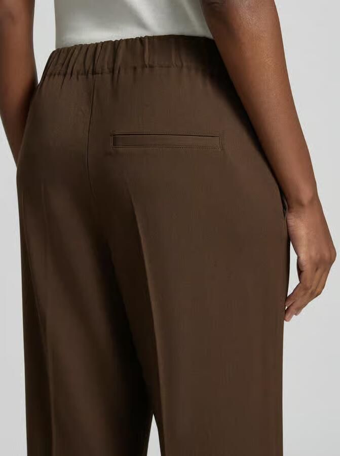 Selected regular fit wijde broek met viscose model 'EMMA-TARA' - Foto 2
