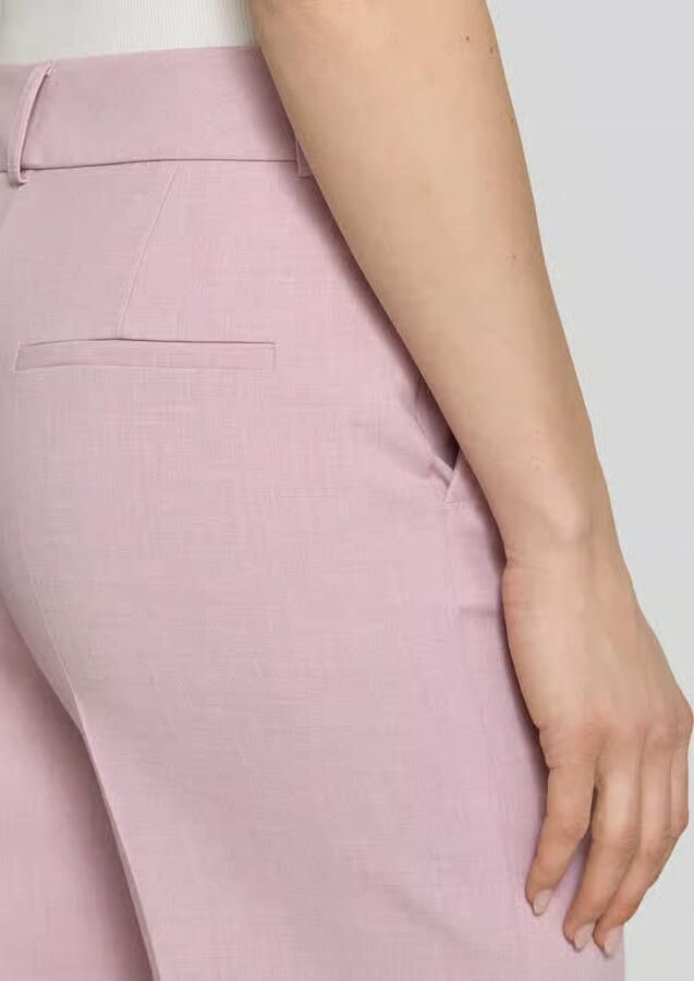 Selected regular fit wijdte broek met viscose model 'RITA'