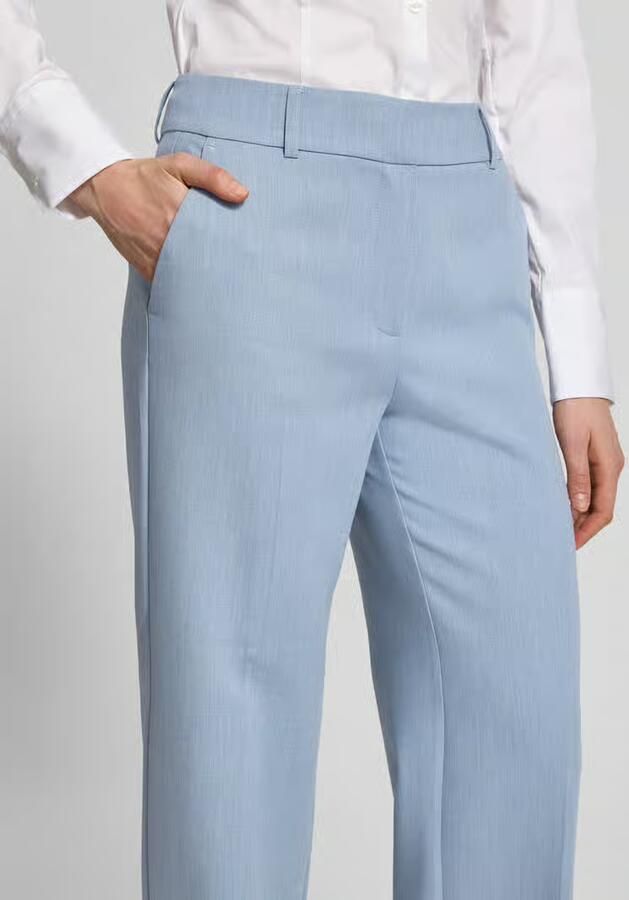 Selected regular fit wijdte broek met viscose model 'RITA' - Foto 3