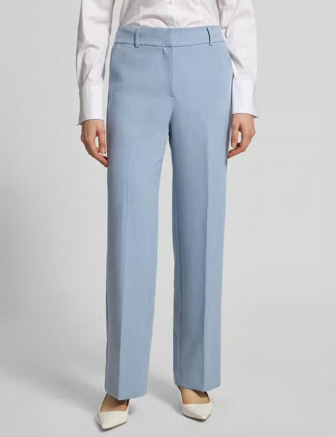 Selected regular fit wijdte broek met viscose model 'RITA' - Foto 2