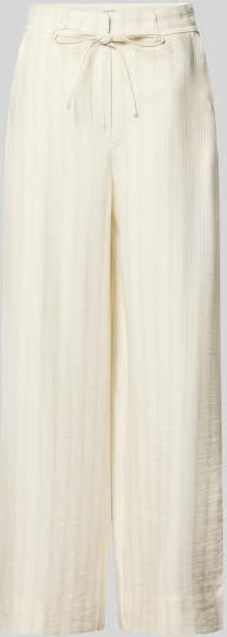 Selected regular fit wijdte broek van mix van lyocell en viscose model 'MARIE-JOHANNE' - Foto 2