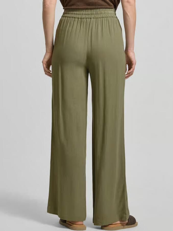Selected regular fit wijdte broek van mix van viscose en linnen model 'VIVA-GULIA' - Foto 5