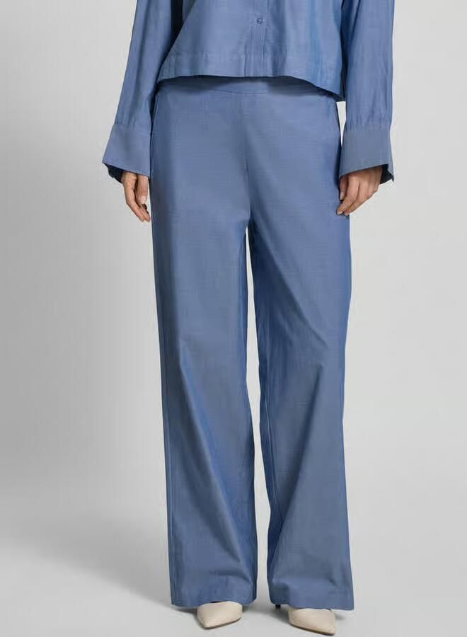 Selected regular fit wijdte broek van puur katoen model 'KIRA-TARA' - Foto 2