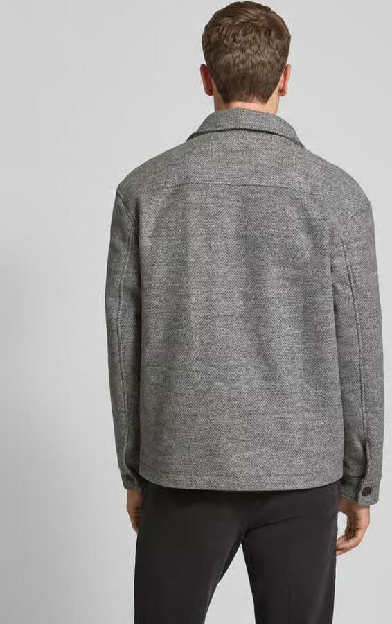 Selected Homme Regular fit wollen jack met platte kraag model 'MITCH' - Foto 2