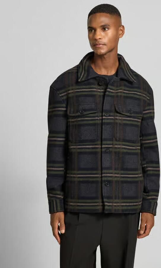 Selected Regular fit wollen jack met platte kraag model 'MITCH' - Foto 4