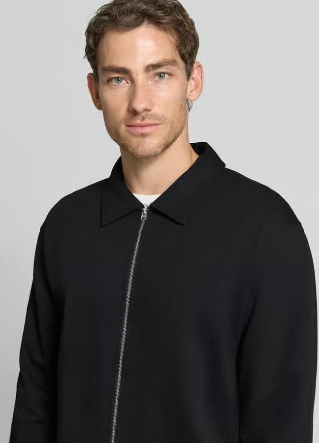 SELECTED MEN Heren Truien & Vesten Slhtom Soft Full Zip Sweat Noos Zwart - Foto 6