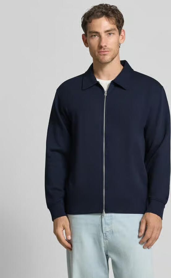 Selected Regular sweatjack van katoenmix model 'TOM' - Foto 3