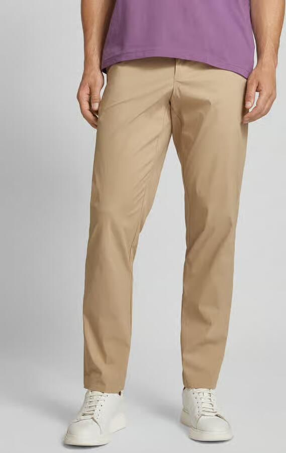 Selected Homme Regular tapered fit chino met tunnelkoord model 'LERO' - Foto 2