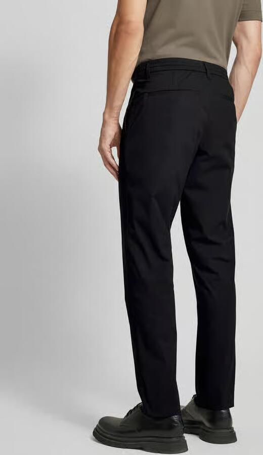 Selected Regular tapered fit chino met tunnelkoord model 'LERO' - Foto 4