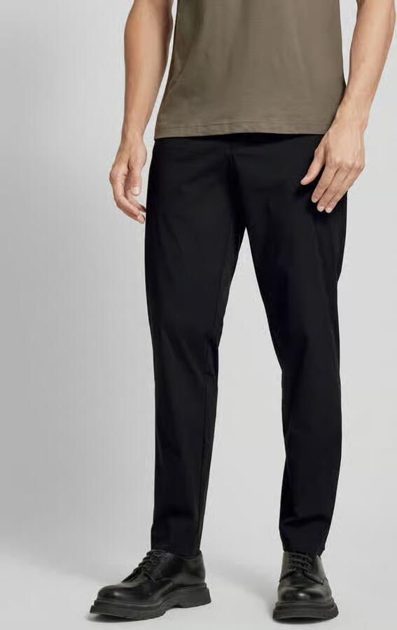 Selected Regular tapered fit chino met tunnelkoord model 'LERO' - Foto 2