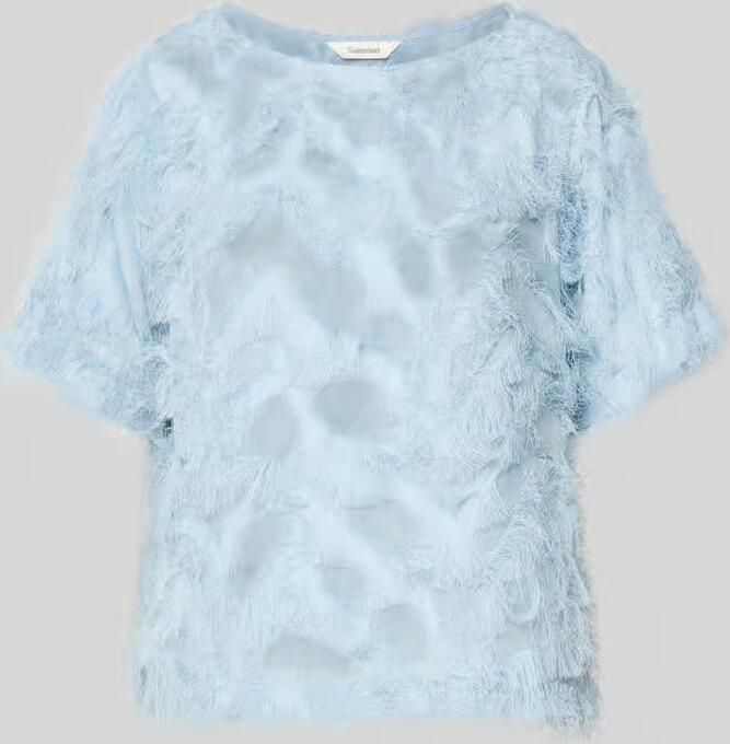 SELECTED WOMEN Dames Tops & T-shirts Slfmyline Ss Boat Neck Top Lichtblauw - Foto 6