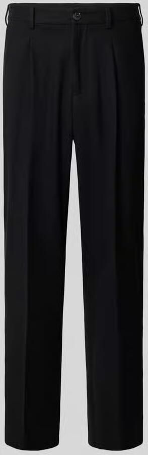Selected Loose fit wijdte broek van wolmix model 'FINN'