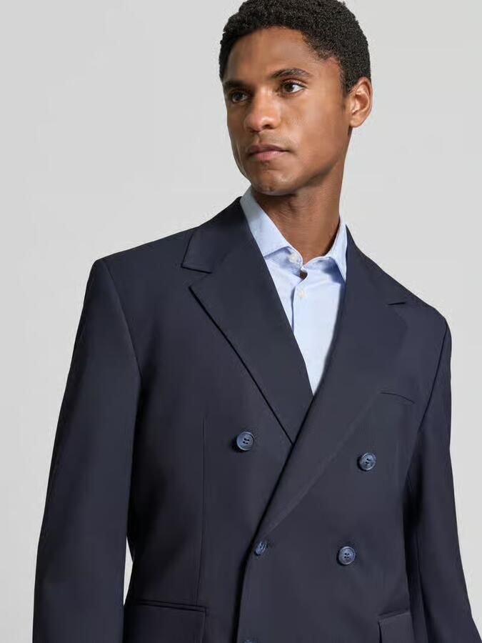 Selected relaxed fit colbert met viscose model 'RELAXED-LIAM' - Foto 2