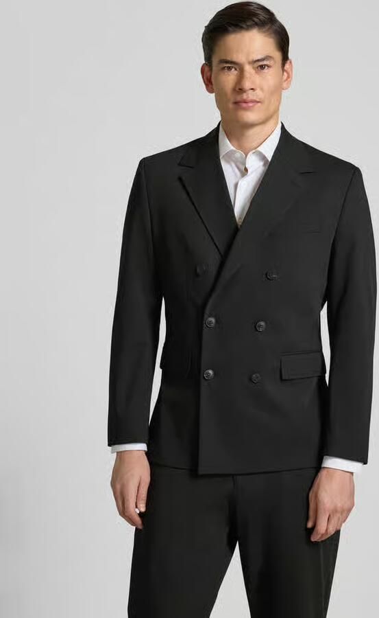 Selected relaxed fit colbert met viscose model 'RELAXED-LIAM' - Foto 5